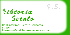 viktoria setalo business card