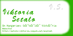 viktoria setalo business card